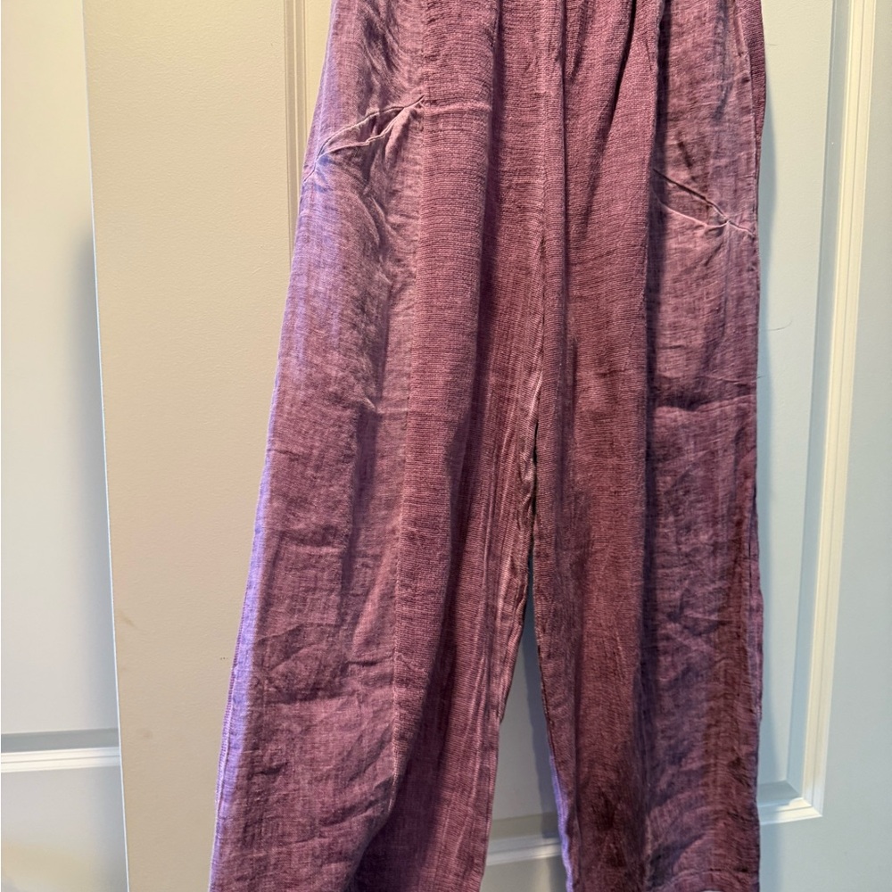 Tempo Paris Lavender wide leg pants